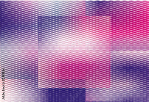 Abstract futuristic halftone panel. The background with dots, points of different shades of pink and violet color
