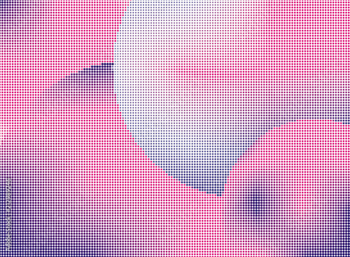 Abstract futuristic halftone panel. The background with dots, points of different shades of pink and violet color