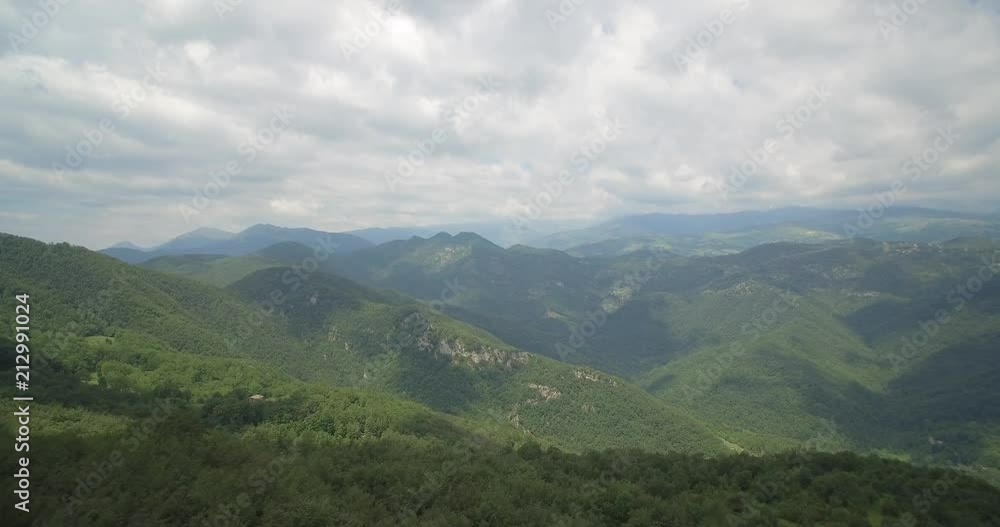 Aerial, Above The Forrests Of The Pyrenees, Spain - native Version Aerial, Above The Forrests Of The Pyrenees, Spain - native Version