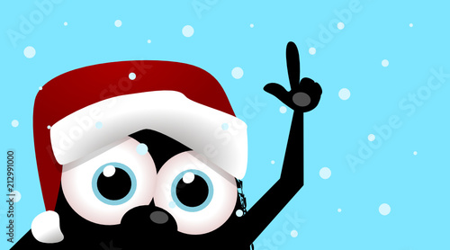 Weihnachtskarte mit El Monster