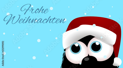 Weihnachtskarte mit El Monster