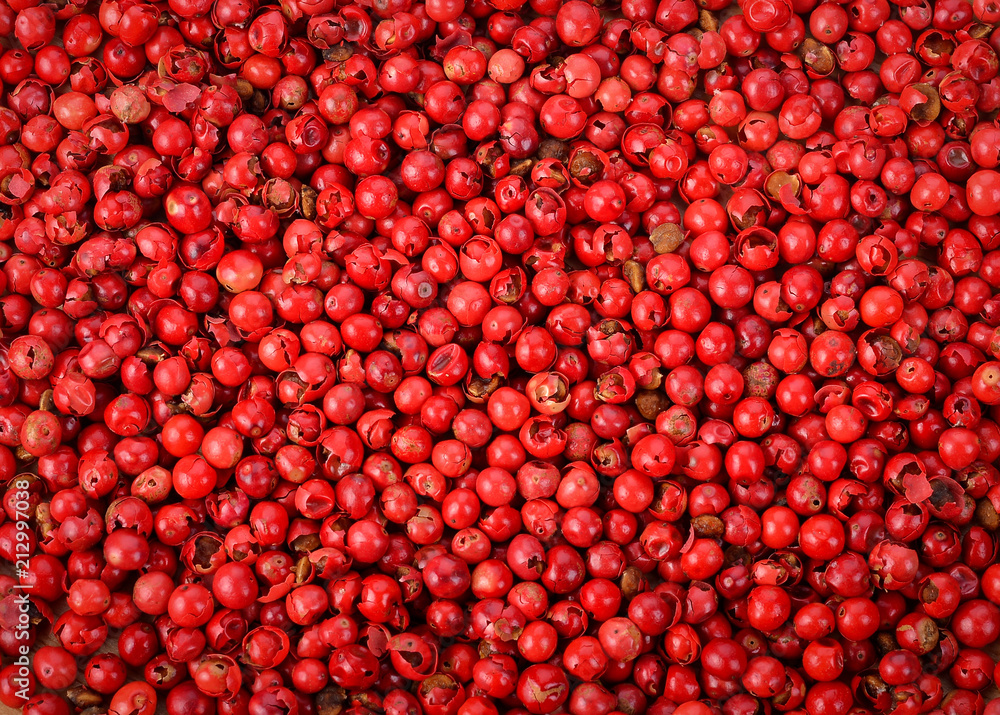 Background of pink pepper. Background of pink pepper.