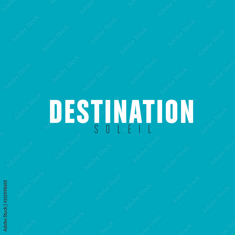 Obraz premium destination soleil