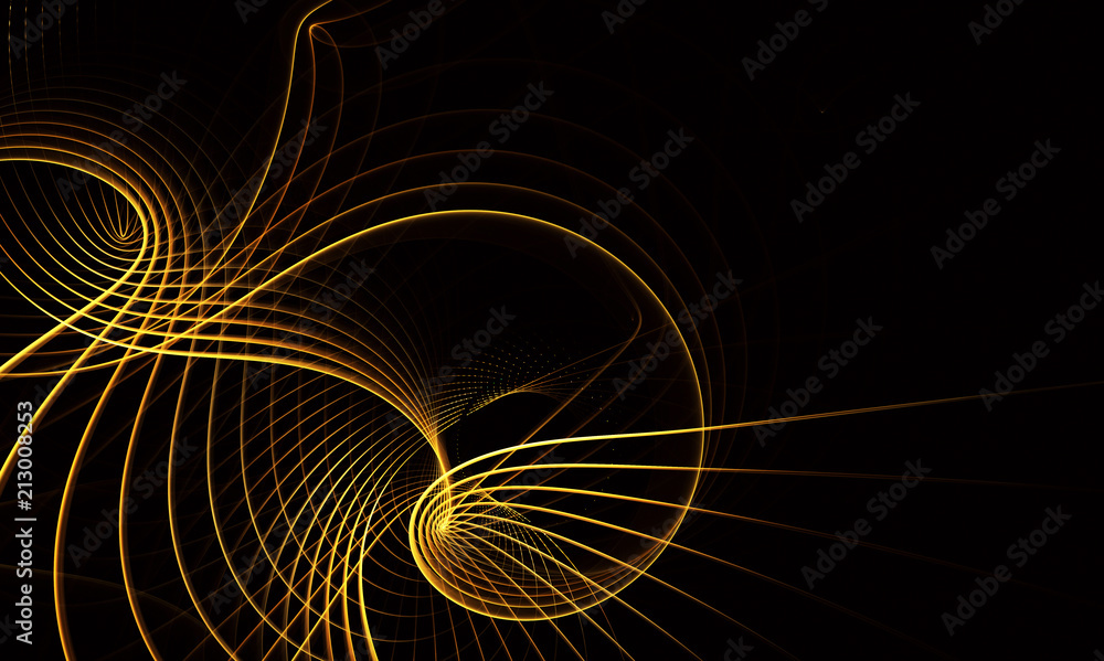 Naklejka premium abstract fractal background, texture, illustration