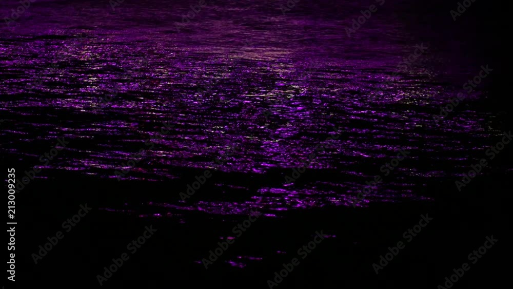 Background of Purple Lights Sparkle Generic Water Surface Ripple