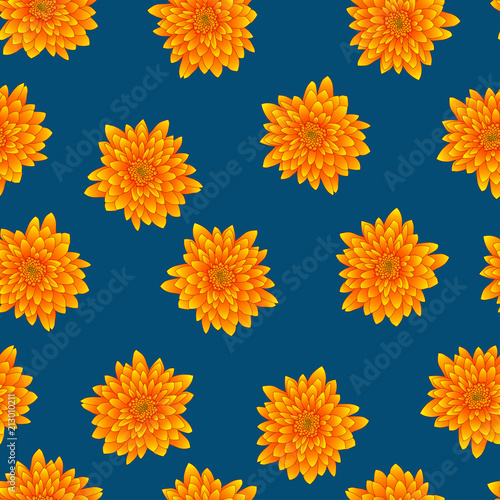 Yellow Chrysanthemum on Ind...
