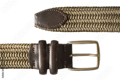 Braided belt isolated