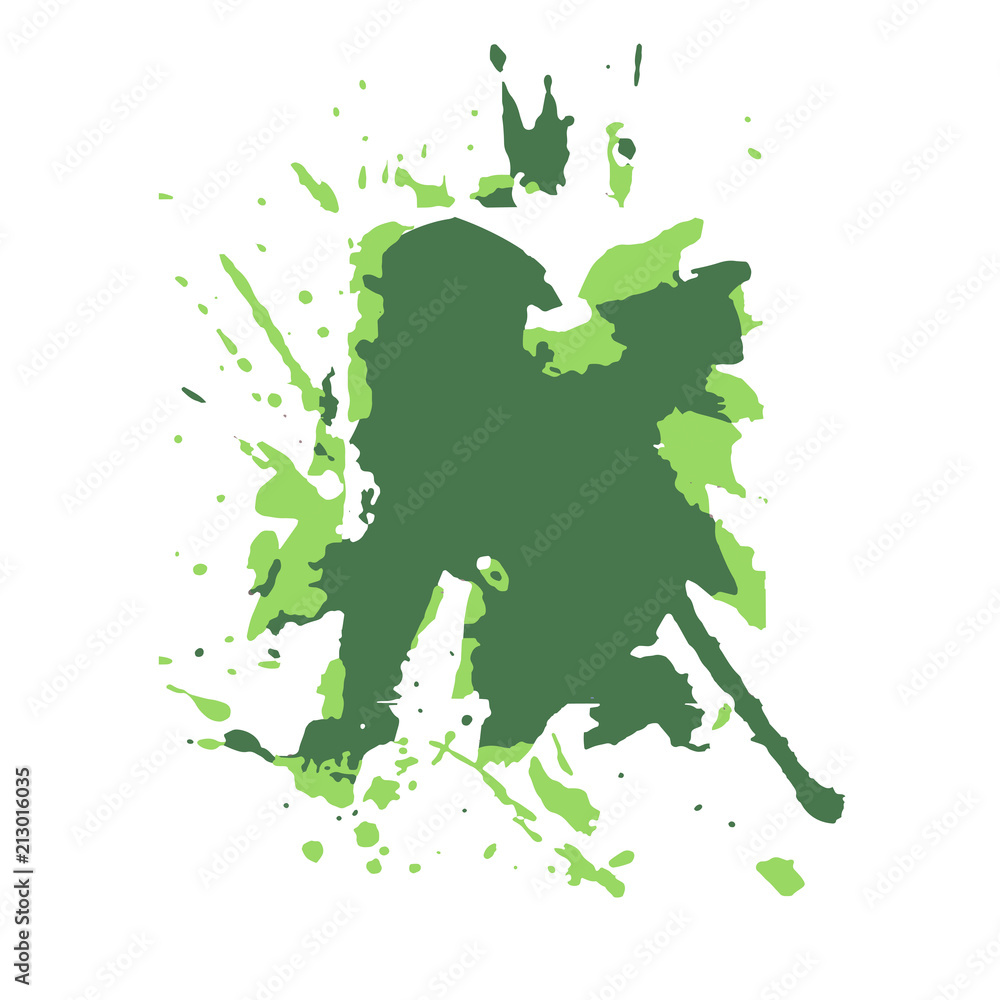 Obraz premium Abstract background with ink splats. Grunge background for wallpaper, interior, flyer cover, poster, banner, booklet.