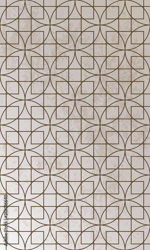 Ancient Chinese Patterns On The Old And Rough Paper