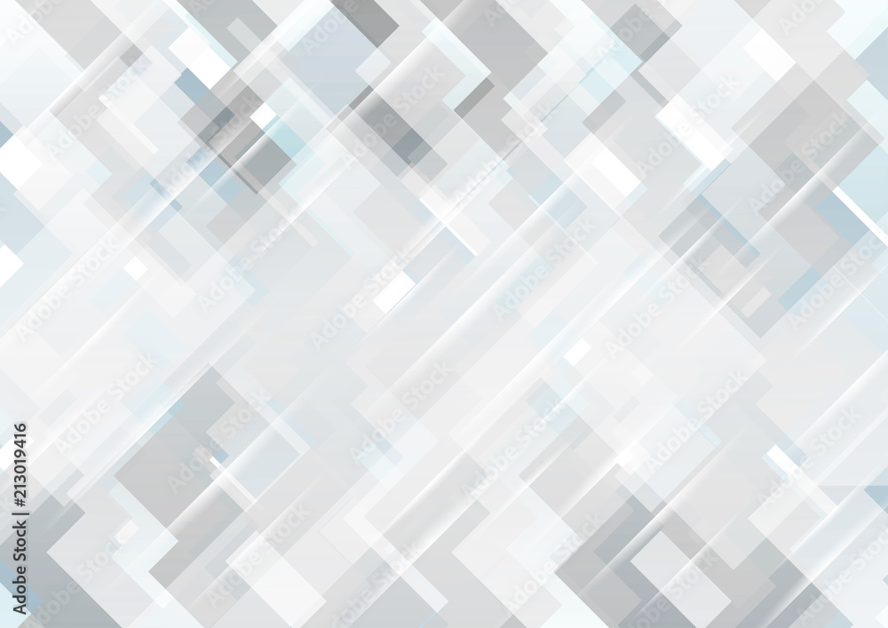 Blue grey tech minimal geometric abstract background