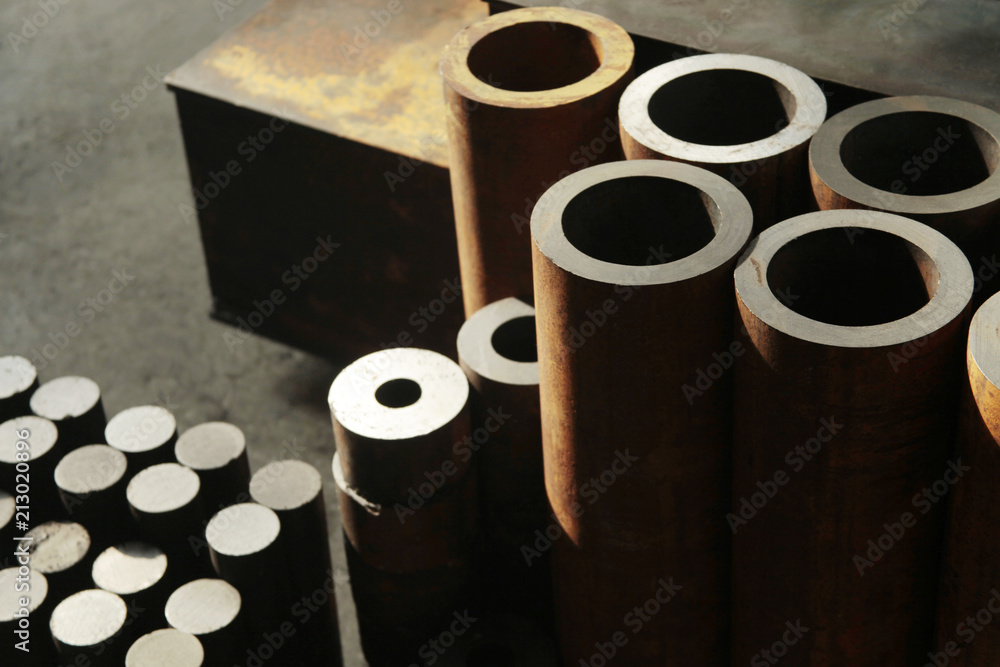 Fotografie steel cylinder background