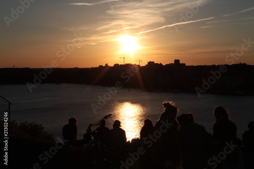 Photography Sunset over Stockholm