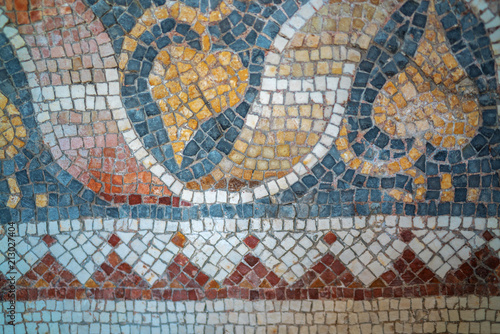 archaeology and historical mosaic works © tolgahan