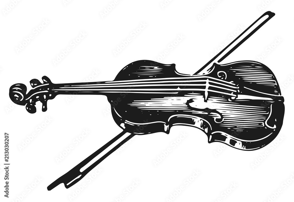 Violin #vector #isolated - Geige Violine Stock Vector | Adobe Stock