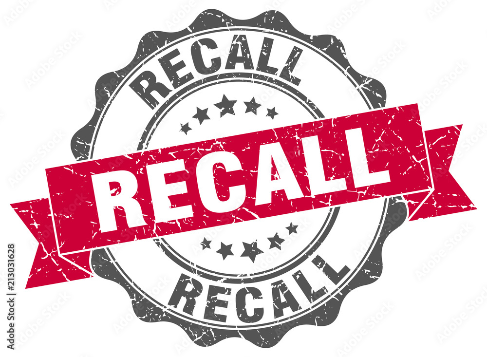 Obraz premium recall stamp. sign. seal
