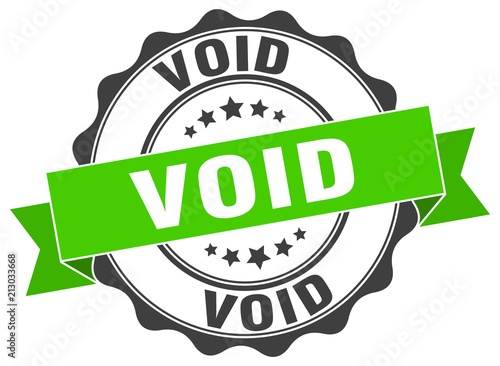 void stamp. sign. seal