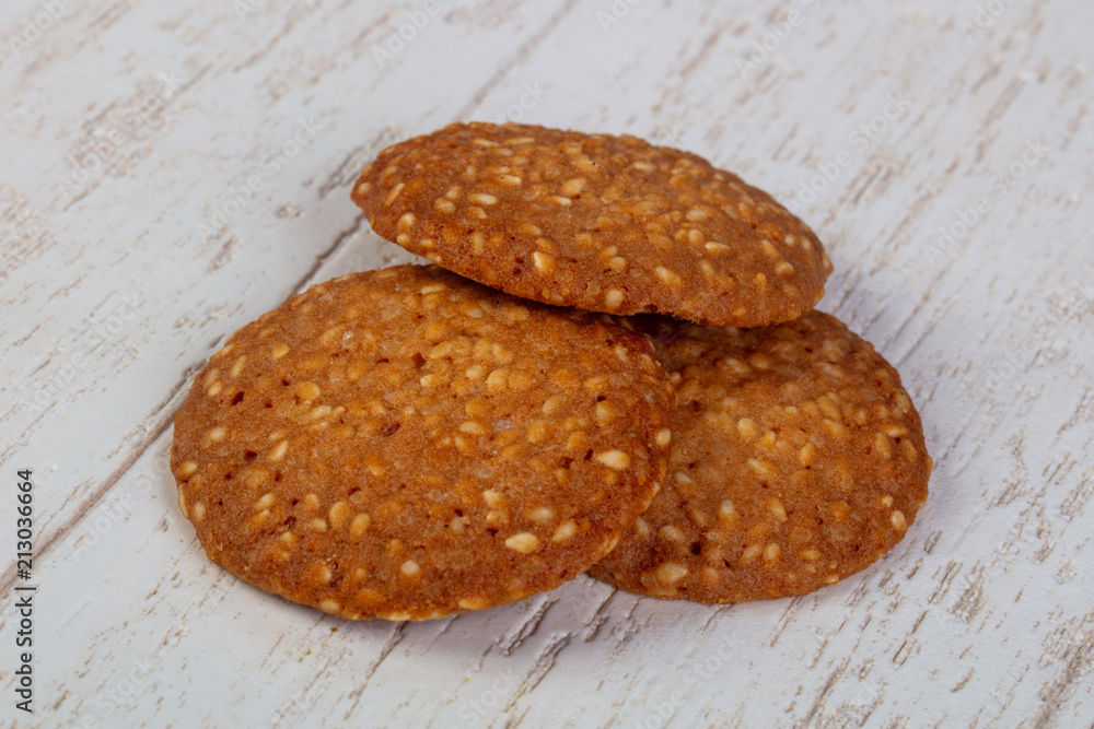 Delicious sesame cookies Delicious sesame cookies