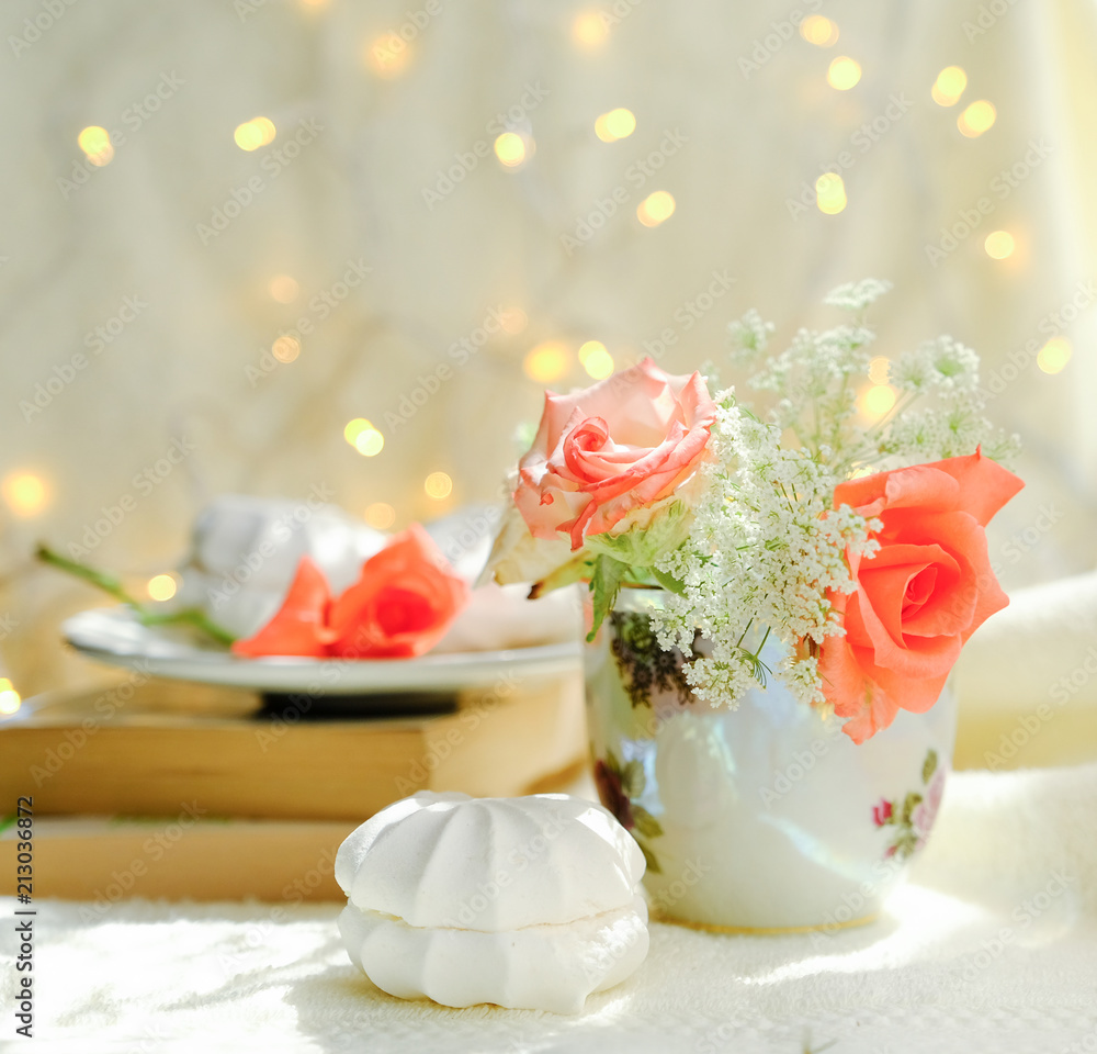 sweet marshmallows and bouquet sweet marshmallows and bouquet