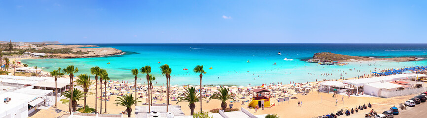 Fotobehang Cyprus Panorama Nissi Beach Ayia Napa  © mnf74