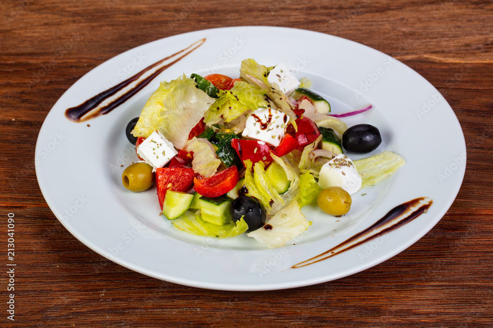 Traditional Greek salad