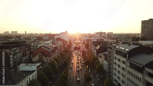 Aerial view arround of Brusseles. photo