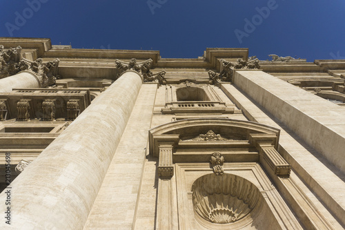 View of St Peter's basilica in Vatican City, Rome, Italy