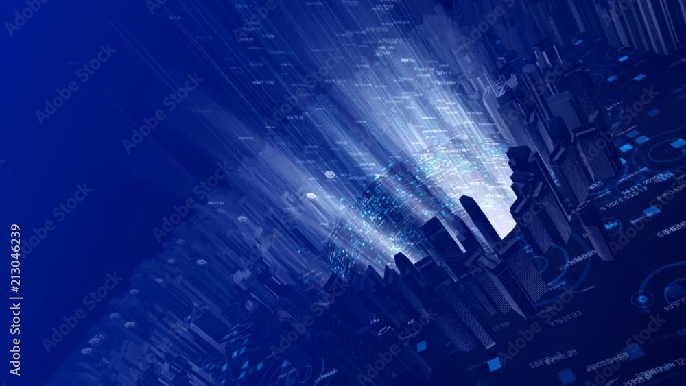 Digital Sci-Fi City Background V2 Digital Sci-Fi City Background V2