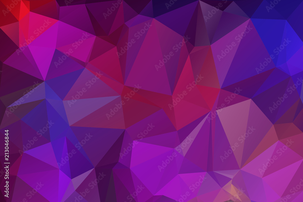 Cool purple, blue abstract background of triangles. Cool purple, blue abstract background of triangles.