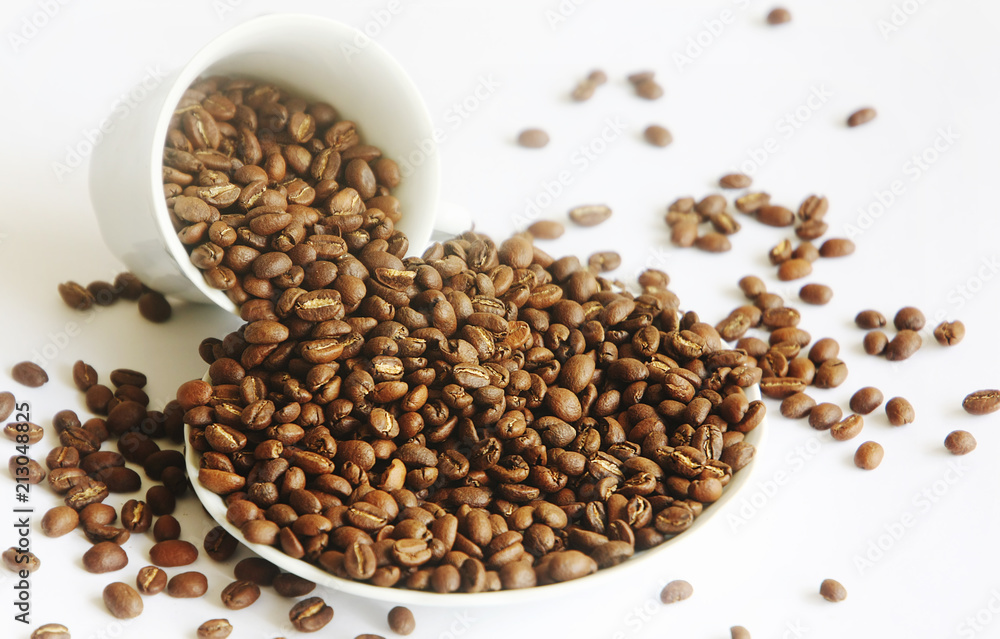 Beautiful roasted coffee beans Beautiful roasted coffee beans