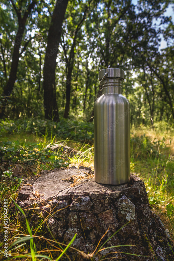 Steel Bottle in Nature Steel Bottle in Nature