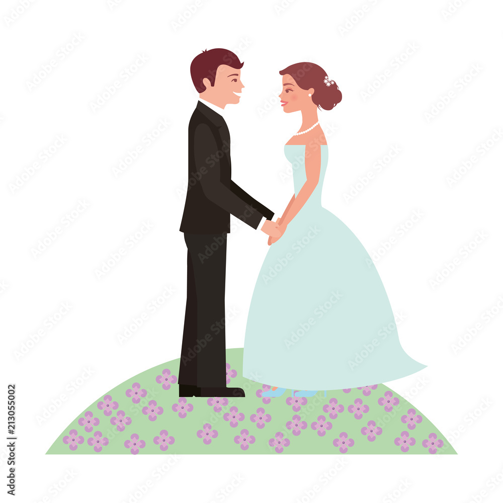 married couple in garden avatar character married couple in garden avatar character