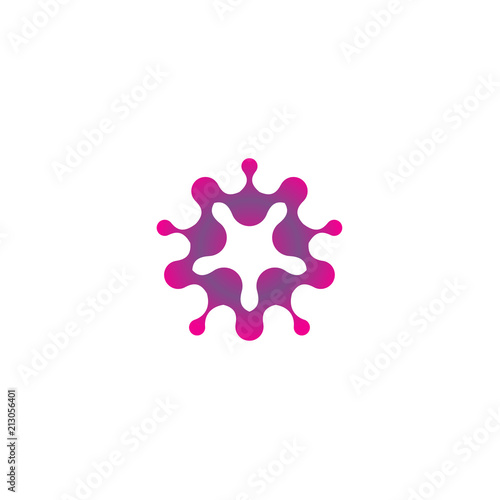 Photography Abstract bacterium spreads