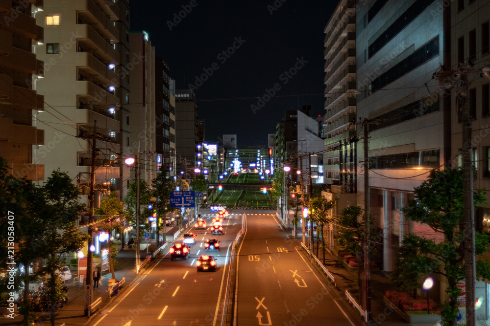 night street in japan