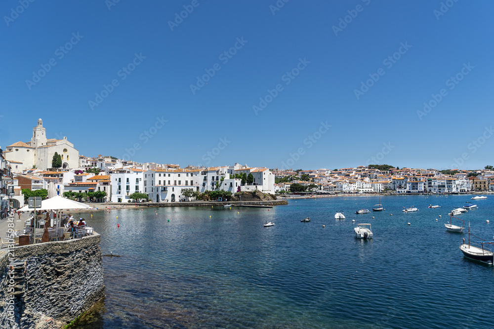 The resort of Cadaques on Cape Creus Costa Brava Spain The resort of Cadaques on Cape Creus Costa Brava Spain