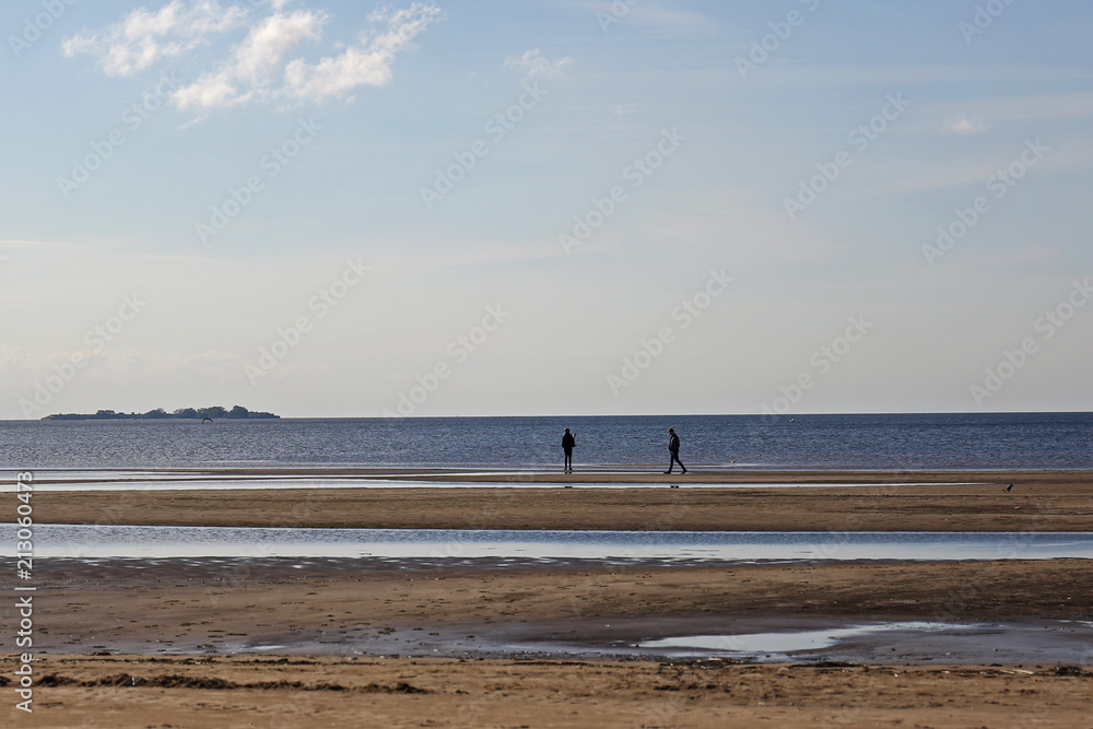 The shore of the Baltic sea. Near St. Petersburg The shore of the Baltic sea. Near St. Petersburg