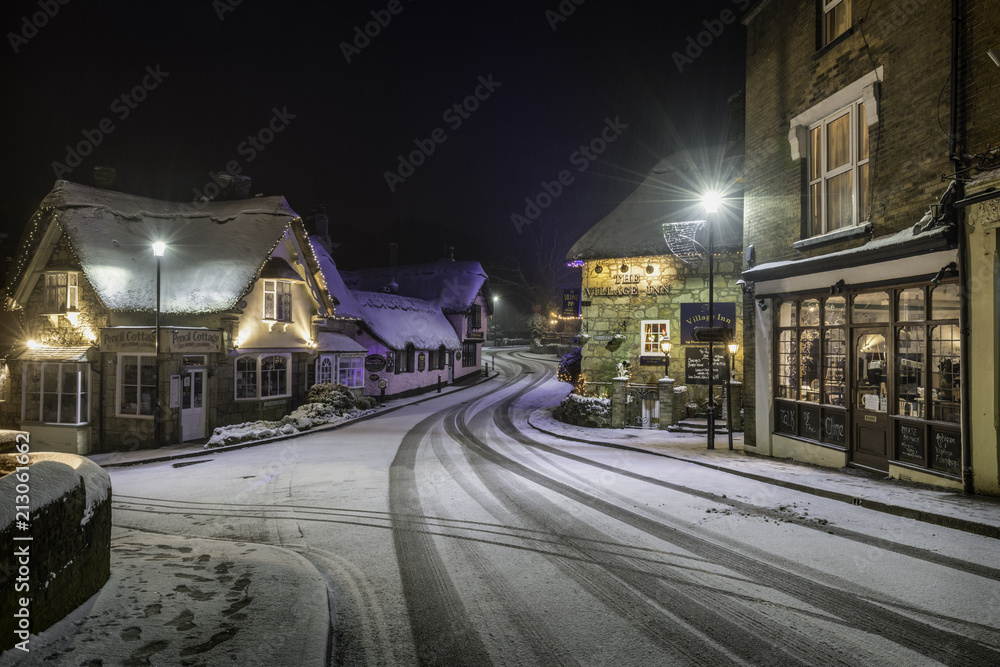 Old Village Shanklin in the Snow