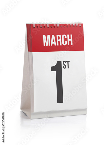 March Month Days Calendar First Day