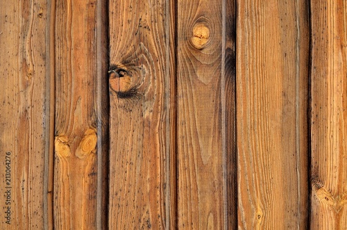 Background texture of solid  old cracked wood.