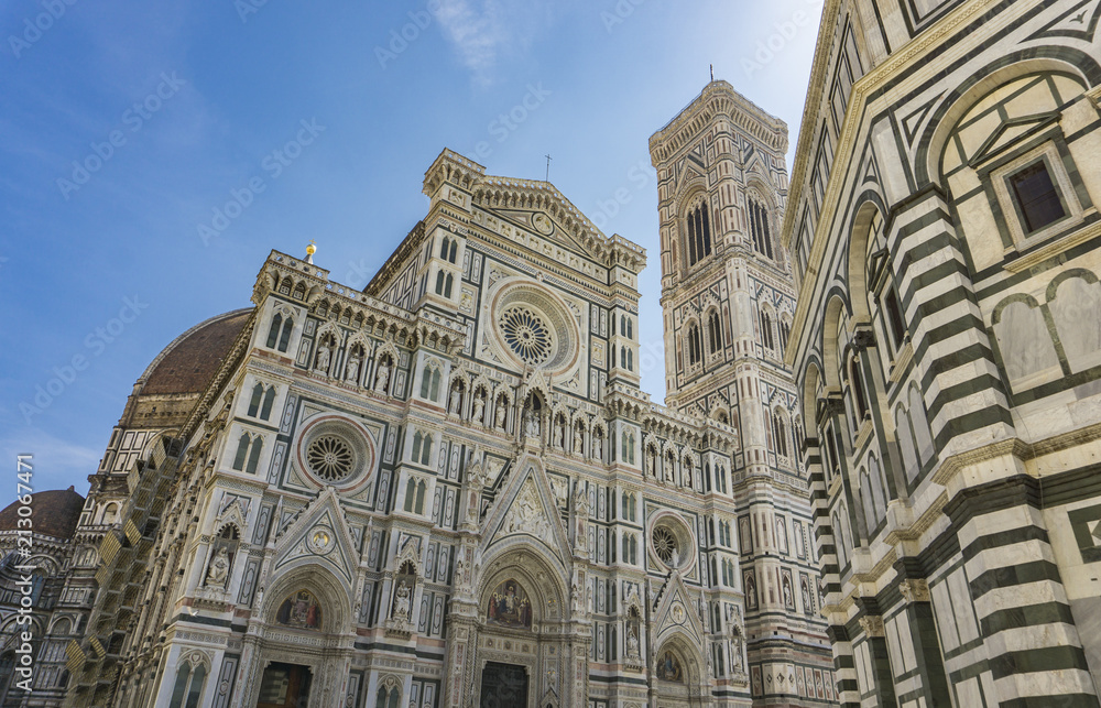 Fototapeta premium View at Florence Cathedral in Italy