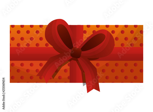 aerial view gift box present icon