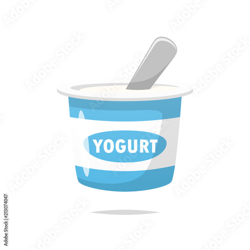 Yogurt vector isolated photo