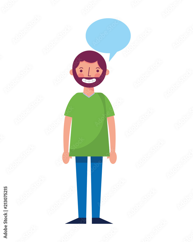 man character people speech bubble man character people speech bubble
