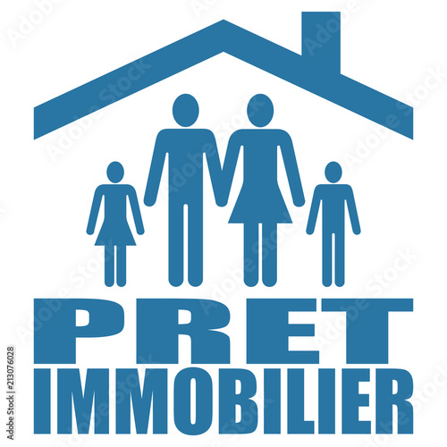 Logo prêt immobilier.
