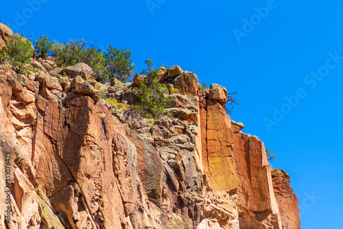 Cliff at Bandelier National Monument