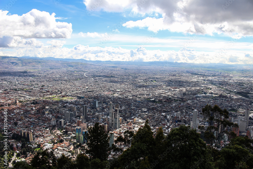 View of Bogota from the Monserrate