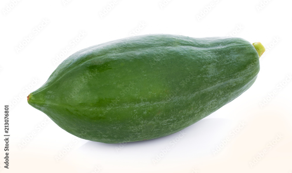 papaya isolated on a white background papaya isolated on a white background