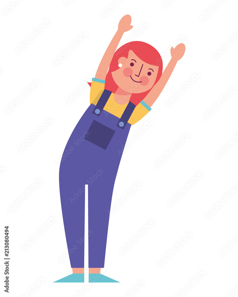 woman athlete working out character woman athlete working out character