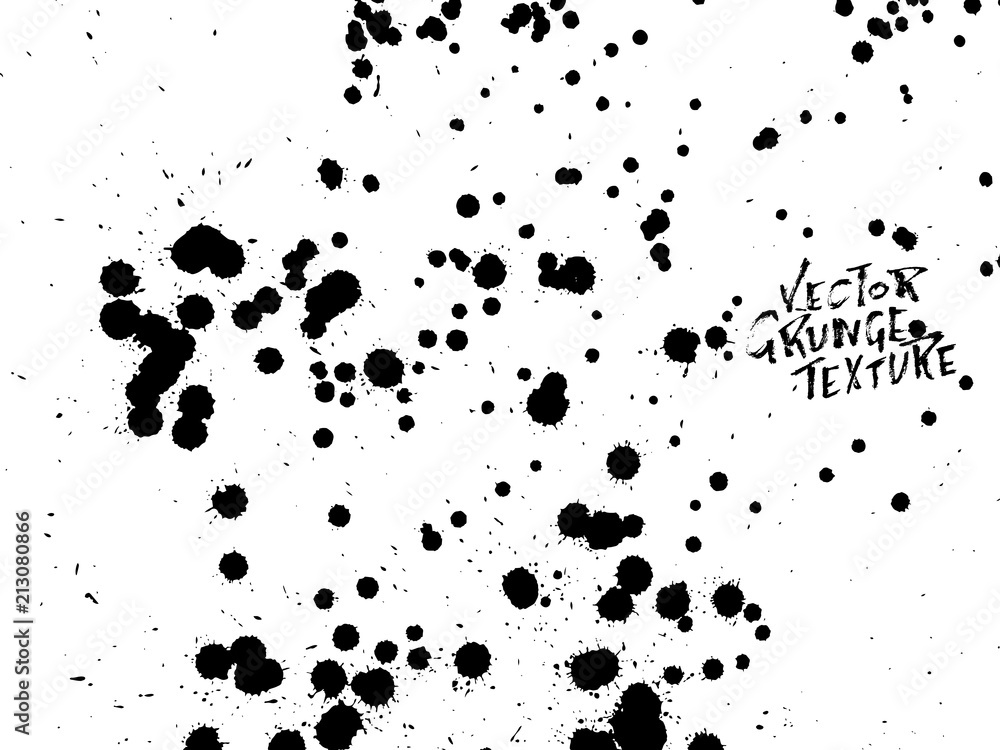 Handdrawn grunge texture. Abstract ink drops background. Black and white grunge illustration. Vector watercolor artwork pattern. Handdrawn grunge texture. Abstract ink drops background. Black and white grunge illustration. Vector watercolor artwork pattern.
