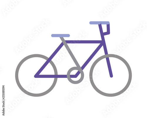 bicycle sport recreation isolated icon