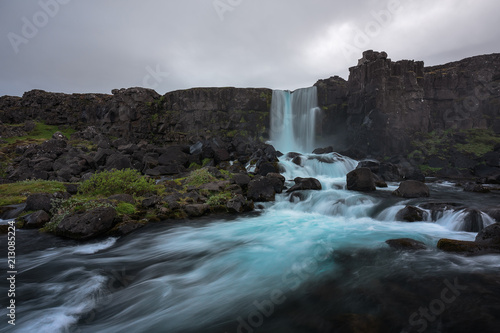 Oxararfoss (Thingvellir National Park, South Region, Iceland)